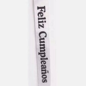 Forum Novelties Feliz Cumpleaños White Sash Party Supplies Gift